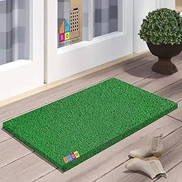 AMRO HOME NEEDS Pvc Door Mat For Home Entrance Size 16 X 24 Inches, Color - Green, Rectangular-picture-23
