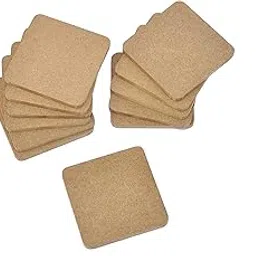 IVEI MDF DIY Coasters Wood Sheet Craft - Set of 12 (3.5 in X 3.5 in) (Primer & Non-Primer) (3.5 in X 3.5 in (Square), Non - Primer)-picture-29