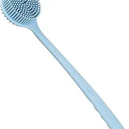 Gabani fashion Massage Brush Bathing Brush Practical Back Cleaning Scrubber Silicone Bath Brush Multi-Function Body Long Handle Double-Sided Shower Brush Back Massage Exfoliation Wisp Body Scrub Brush-image-61