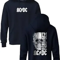 indissh Hoodies | Unisex Hoodie Sweatshirt Music Front Back Printed for Both Girls and Boys MU-ACDC-picture-17