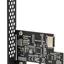 PCIE to USB 3.2 Expansion Card, 20PIN PCIE X1 to USB3.2 Gen1 Type E Expansion Card USB Card for Desktop PC 5Gbps(PCIE X1 to USB3.2)-picture-18