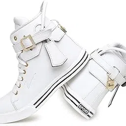 High-Top Men's Funky Fashion Dancing Sneakers - Trendy Synthetic Leather Sneakers Shoes, Lightweight Design for Walking, in Casual Classics, and Attractive Footwear Choice-image-23
