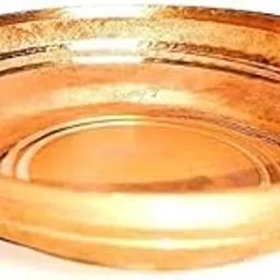DHANTERAS 2025 NKA-100% Pure Organic Orginal Copper Pooja Thali Plate .Pack of -1(10.50x10.50x2.50cm) Hard Standard Size-picture-35