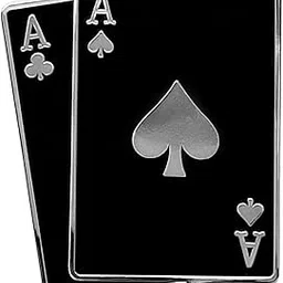 pinsanity Black Pair of Aces Poker Hand Enamel Lapel Pin, 1 inch, Metal, no gemstone-picture-36