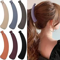 apsambr 4 pcs Matte Banana Hair Clips for Thick and Fine Curly Hair - Strong Hold, 4.INCH" Large Claw Clips, Women's Hair Accessories Gift Set-picture-55