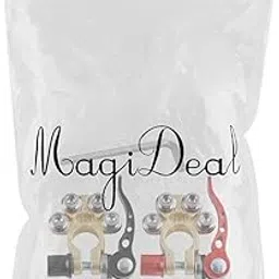 CLUB BOLLYWOOD Pair Brass Boat Car Battery Terminals Connector Clamps Tool RV UTV Vehicles-image-64