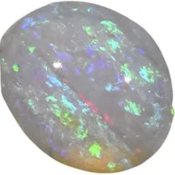 USPTO8.25 Ratti 8 Carat Opal Ratan| Australian Fire Opal Stone Original Certified Natural Gemstone Top AAA+++ Grade दूधिया पत्थर ऑस्ट्रेलियाई फायर ओपल सफ़ेद ओपल रंगीन रत्न ओरिजिनल सर्टिफाइड-picture-48