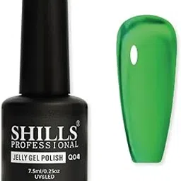 Shills Professional Jelly Gel Polish 7.5ml (Q04 – Green Jelly)-picture-13