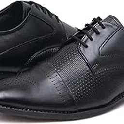 pisces by aramish Men's Genuine Leather Lace Up Formal Shoes-picture-35