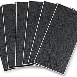 HAPPYMATES 3 Pcs Black Leather Repair Kit 4"x8"in, for Couches and Cars Black Leather Repair Patches Kit for Couch Furniture Sofas Car Seat Handbag's Jackets Super, Thin Vinyl Repair Kit-picture-23