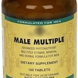 Sol+gar Male Multiple Tablets, 120 Tablets, Multivitamin and Mineral Complex with Ginseng, Saw Palmetto, Vegan, Gluten-Free-image-14