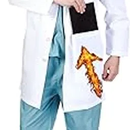 m&m scrubs Men IPAD Pocket Holder Lab Coat XXXL White-picture-34