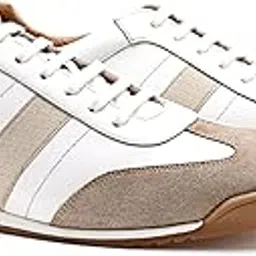 Mens Smart Casual Leather Sneakers-image-51