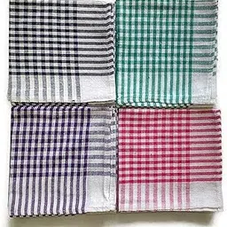 Dhwani Enterprise Cotton Duster Cloth with 1 Check Duster Cloth Free (Pack of 6)-picture-26