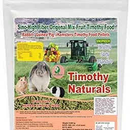 Herbal Sinovet India Premium Timothy Natural Food pellets from Rabbit, Guinea Pig,Hamsters. ISO (9001-2015) Certified. (950Gm)-image-4