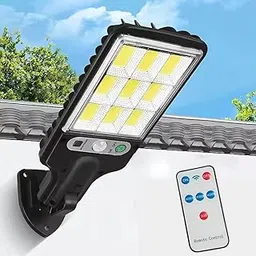 COALITION 180W LED Solar Street Light Outdoor 10000LM IP65 Waterproof Solar Security Outdoor Motion Sensor Wired Security Solar Powered Flood Lights for Indoor Outside Yard Garden (Style 4)-image-94