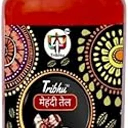 Tribhu Natural Mehndi Oil for Hair And hand For Darker And Brighter Shades 100ml-picture-18