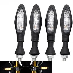 Autozap Indicator Light for Bike Turn Signal Blinker Light Compatible for KTM Original LED (3 months Warranty) Compatible for Universal Motorcycle Yellow (Pack of 4)-image-28