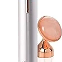 Finishing Touch Flawless Original Contour Vibrating Electric Facial Roller & Massager for Glowing Skin | Whiteheads Removal Tool | Face Roller For Women | Face Massager | Rose Quartz.-picture-33