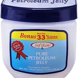 Sofskin (USA Brand) White Petroleum jelly IP - 226 gm. 100% Pure & Safe. No Smell. For Facial Pack, mixed with Milk or Coffee/Corn/Turmeric Powder Cracked Heels, Diaper Rash, Chapped Lips, Dry Skin, Psoriasis etc. (See Video at the end of Photos).-image-34
