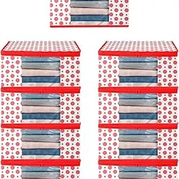 SHAPING FABRIC Garment Cover Non-Woven 90 GSM with Transparent Window & Double Metal Zipper – Pack of 9 | Dustproof Clothes Storage Bag for Sarees, Suits, Jackets, Shirts SBXLRL152493517524148524182-picture-28