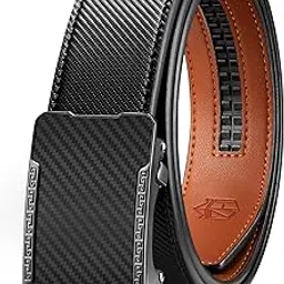 zitahli Ratchet Belt for Men,Upgraded Tail Hidden Design mens belt Leather for Dress Pant Shirt Oxfords,Micro Adjustable-picture-53