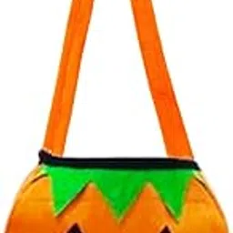 Rudra Fancy Dress Black halloween hat and pumpkin bag for halloween party | fancy dress competition kid and adult-picture-14
