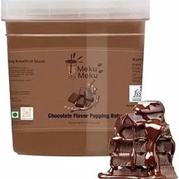 Meku Meku Popping Boba Delicious Chocolate Flavour Juice 1.3kg (Imported)-picture-18
