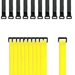 CALANDIS 20x Fishing Rod Belts Ties Bike Carrier Rack Tool Stretchy Yellow Black | Car & Truck Racks-picture-17