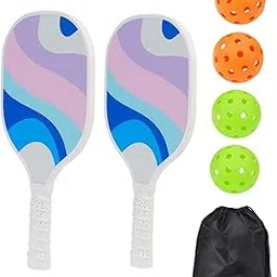 VELURA Pickleball Paddle Set Supplies Pickleball Rackets for Living Room Adults Gym Style A|2 Pickleball Rackets,|Racquets| Tennis & Racquet Sports-picture-26
