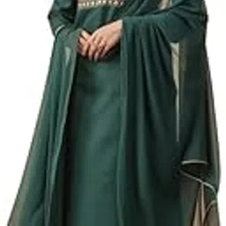 anekha Women's Cotton Blend Yoke Embroidery Straight Kurta Set-picture-26