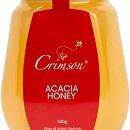 CRIMSON Honey|Pure Natural Kashmiri Honey|No Added Sugar|No Preservatives| No Artificial Colour|White Honey|White Acacia Honey 500G-picture-27