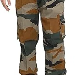 Men's Camouflage Cargo Jogger Pants, Military Style, Drawstring Waist,-picture-53