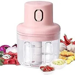 Mini Electric Garlic Chopper, USB Charging Food Processor, Food Chopper with 3 Blades Food Processor for Kitchen Baby Food Chopper-image-83