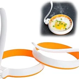 Cyrox Egg Rings, Silicone Egg Frying Rings, Round Egg Rings for Griddle Breakfast Cooking, Anti-scalding Egg Rings Mold (2Pcs)-picture-17