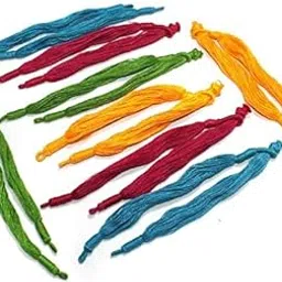 Beadsnfashion 4 Pcs Thread Necklace Back Rope Dori Assorted 4 Colors Combo for Jewellery Making, Beading, Arts and Crafts-image-41