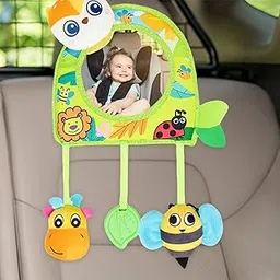 Bnf® Baby Car Mirror Baby Observation Mirror for Child Infant Yellow Panda Baby | Car Safety Seats | Car Seat Accessories-image-32
