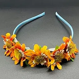 vinshbond Sunflower Headband Hair Accessories Hairband Handmade Hair Band For Girls & Women, Color-Multi.Pack -01-picture-22
