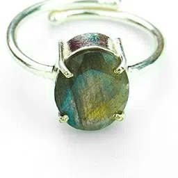 remedywala Charged Energized Natural Raw Stone Diamond Cut Ring| Adjustable Ring for Women and Men-picture-32