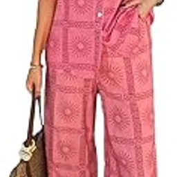 trendy queen Women's Pink Check Print Straight Polyester Spread Collar Co-ord Set (SD835_KB)-picture-16