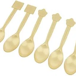 Merishopp 2x6pcs Poly Cutlery Spoon Kid Party Tableware Baby Shower Decor-picture-46