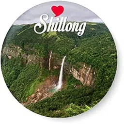 PEACOCKRIDE Love Shillong I Souvenir l Travel I Fridge Magnet (Metal, Multicolour, 75mm)-picture-21
