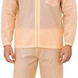 r.r.traders Waterproof Rain Suit Set, Pink Hooded Jacket and Pants, Lightweight Rainwear for Outdoor Activities-picture-10