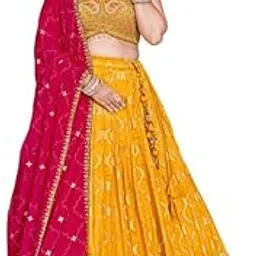 samprag Silk Lehenga Choli Set for Womens | Sleevless | Sweetheart Neck |Ideal for Wedding & Party Occassions-picture-23