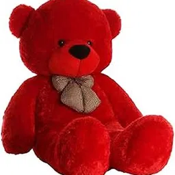 Toodles Adorable 3 Feet Red Teddy Bear with Bow – Soft Plush Cuddly Toy for Gifting, Valentine, Birthday & Anniversary – Huggable Giant Stuffed Animal for Kids & Loved Ones (3 Feet Red)-picture-19