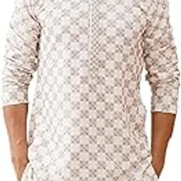 jompers Cotton Blend Embroidered Staight Kurtas For Men-picture-42