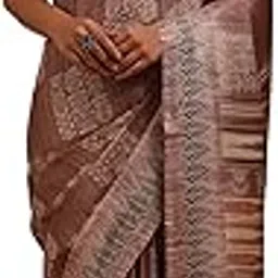 soch Womens Earth Art Silk Floral Print Saree-picture-56