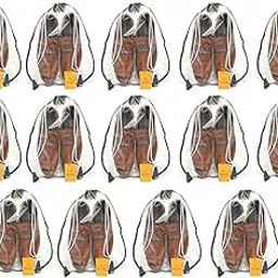 Shoe Storage Pouch Set of 14 | Black Shoe Covers for Travel & Closet | Dustproof & Breathable Shoe Bags for Men & Women | Reusable Footwear Organizer for Home, Sports Shoes, Boots & Sneakers-image-7