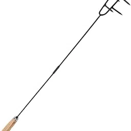 JAZZY PEARLS® Dust Removal Hook Wooden Handle Wrought Iron for Fire Pits Fireplace Style A-Sporting Goods-Outdoor Sports-Camping & Hiking-Emergency Gear-Fire Starters-1 Piece Fire Hook-image-11