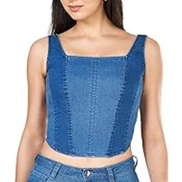 sf jeans by pantaloons Women's Solid Slim Fit Top-picture-26